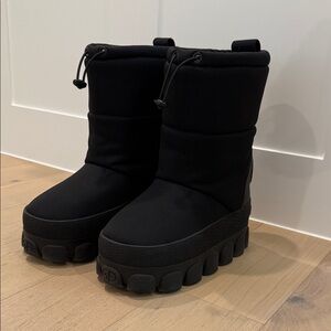 Goldbergh Black Padded Platform Winter Boots